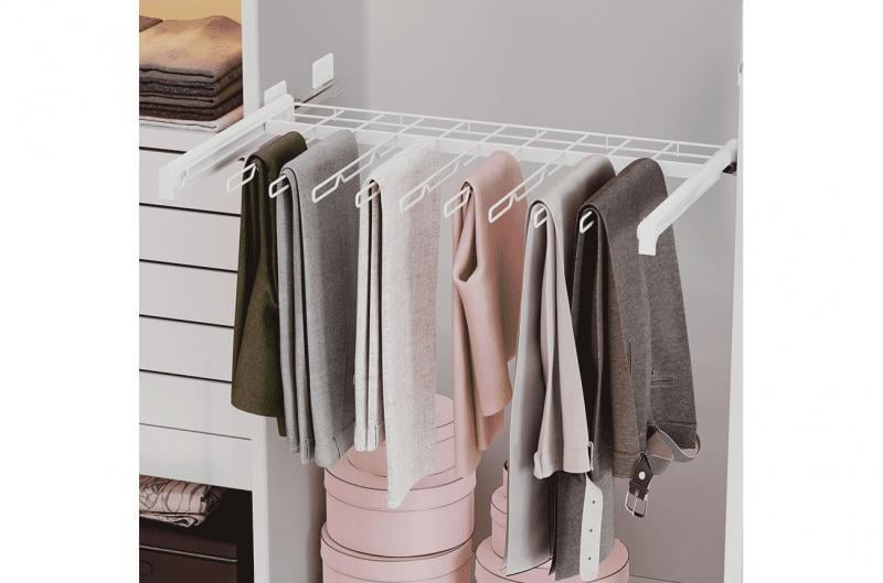 Вішалка для штанів Rejs Variant Multi без напрямних 800х480 мм Білий матовий (WE29.0647.01.331) - фото 2