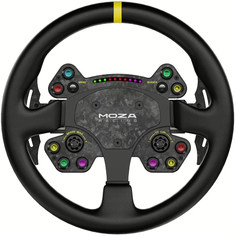 Игровой руль Moza Racing RS V2 Steering PC 33 см 10кн R GB Black (RS25)