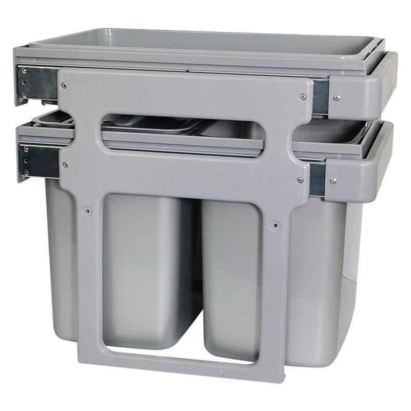 Смітник Scorpio Muller 2х16 л Сірий