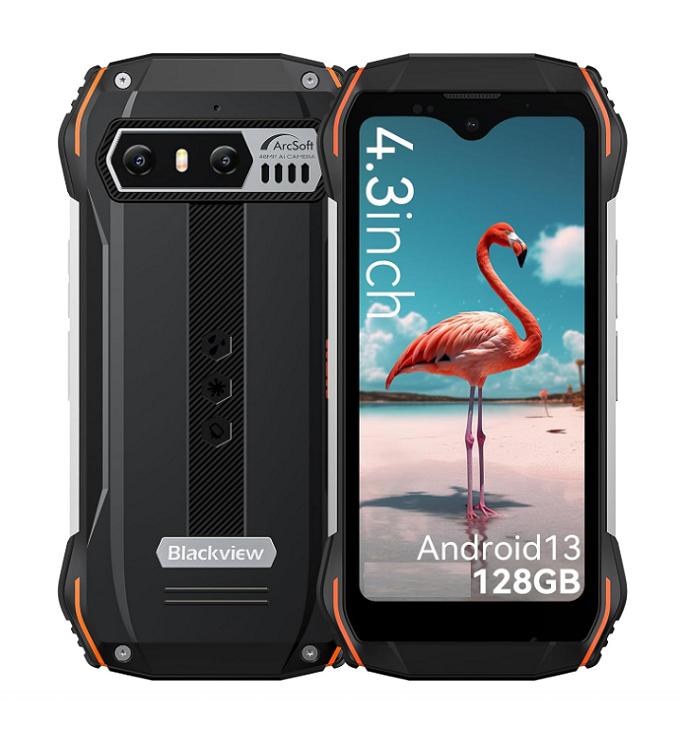 Смартфон Blackview N 6000 SE 4/128 Гб 4G/NFC/IP69K Black/Orange (24788237)