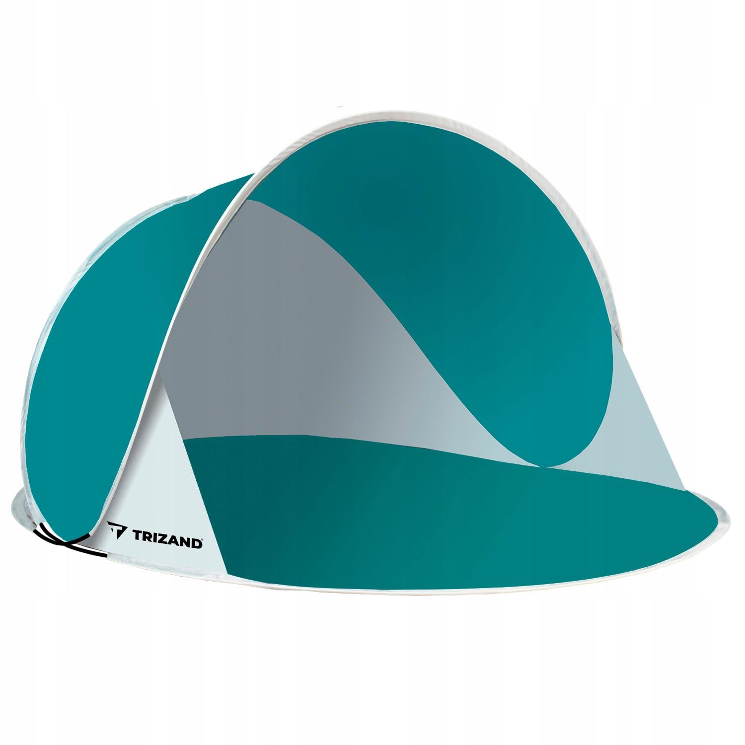 Палатка пляжная Trizand 23856 190x86x120 см Бирюзово-белый (23856)