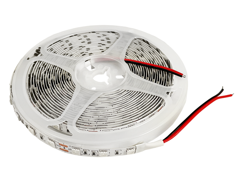 Світлодіодна стрічка MTK 5050 60 LED 10 мм 12 В IP20 Червоний (7553) - фото 2