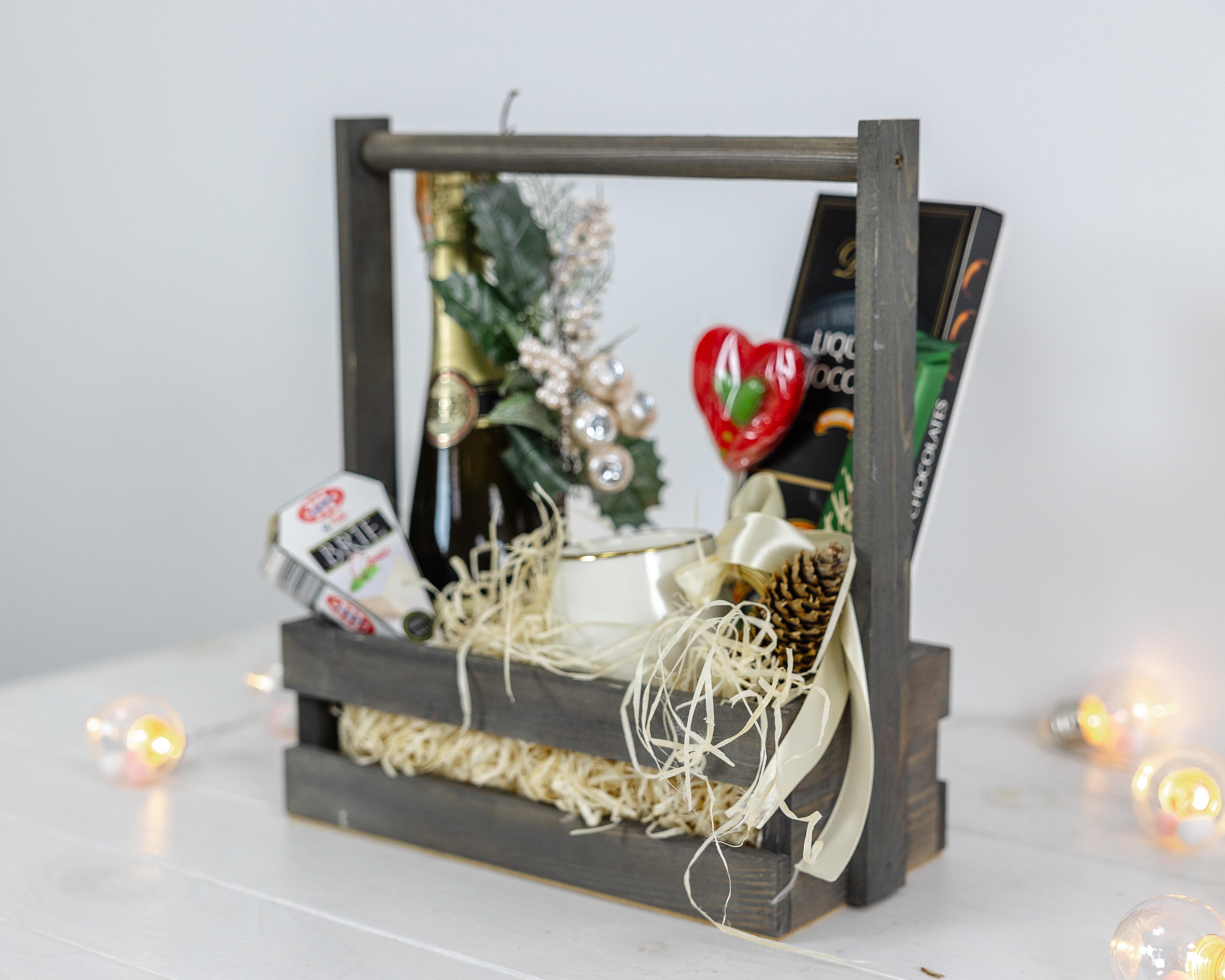 Ящик деревянный для подарков Лагом Темно-серый (0002118) - фото 6 Ящик деревянный для подарков Лагом Темно-серый (0002118) - фото 6