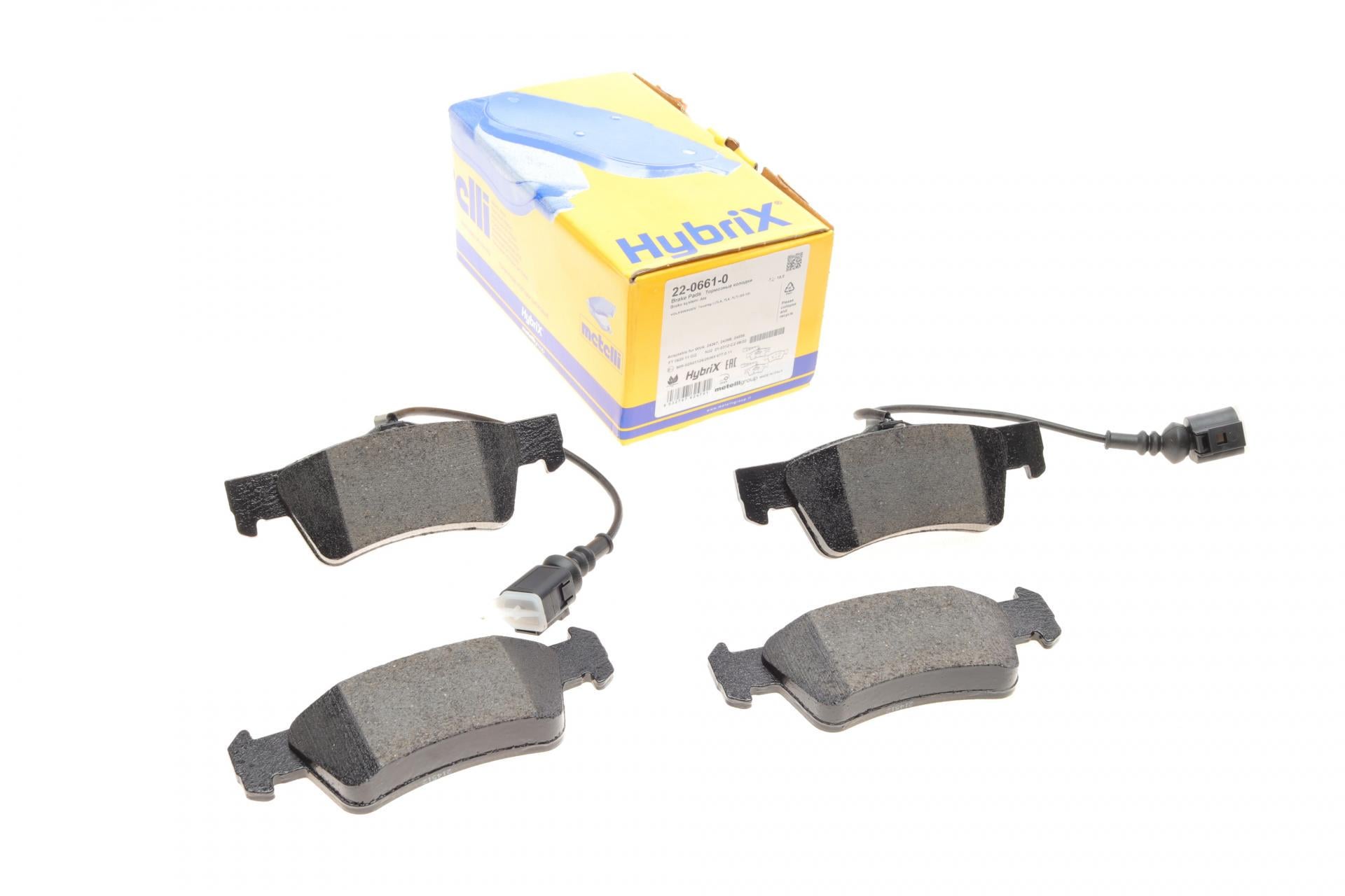 Колодки тормозные задние METELLI для VW Touareg 2.5 TDI 02-10 (22-0661-0)