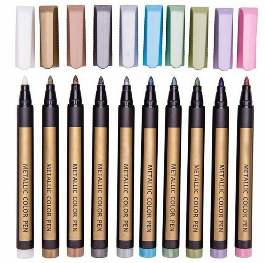 Набір маркерів для малювання Металік 10 шт. Набір маркерів для малювання Металік 10 шт.