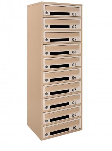 Почтовый ящик многосекционный Е2-10.D 100/1 RAL 1015/1001