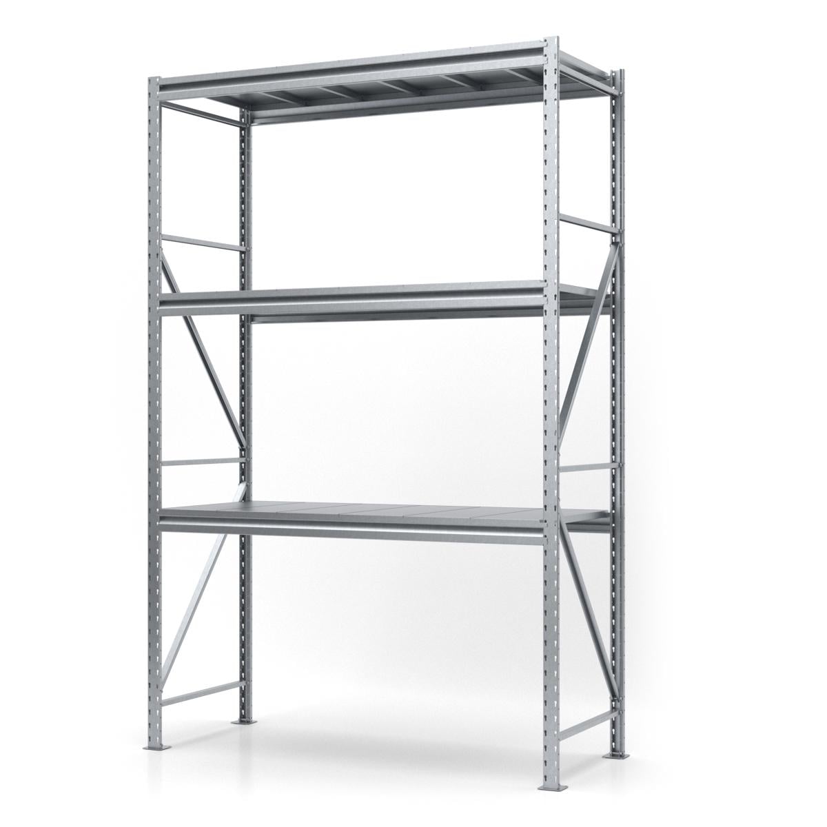 Стелаж PIN Special металевий оцинкований 3 полиці 2000х1510х900 мм