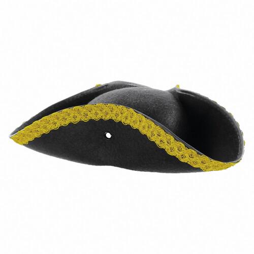 Треуголка Пират SETA Decor 13-619BLK-GL Треуголка Пират SETA Decor 13-619BLK-GL