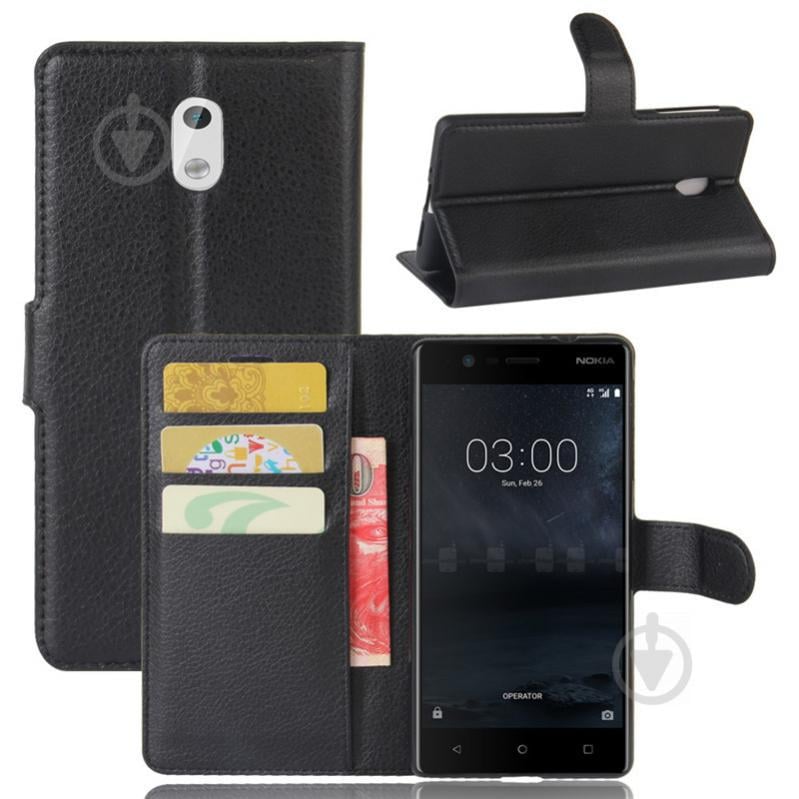 Чохол-книжка Litchie Wallet для Nokia 3 Black (lwbk0168)