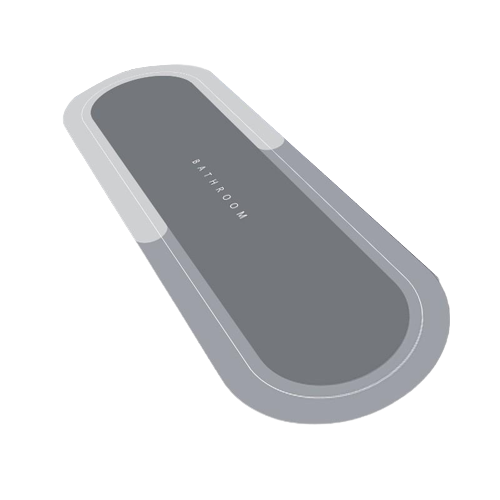 Килимок вологопоглинаючий для ванної кімнати 45х120 см (43-0003)