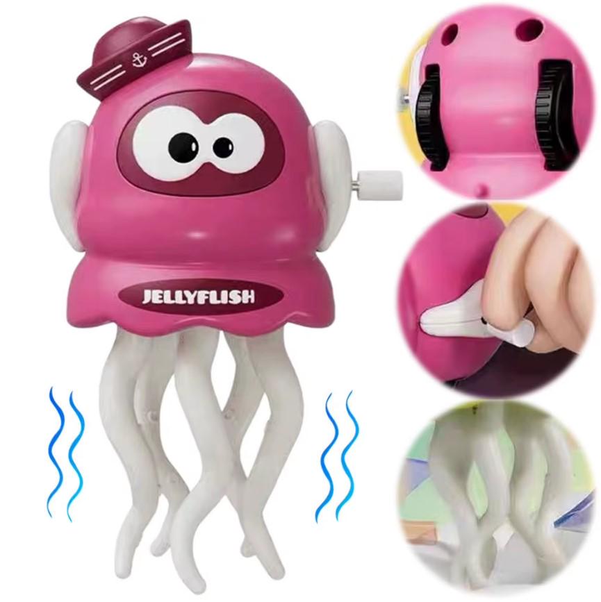 Набір дитячих іграшок Dancing Octopus Танцюючий Восьминіг 3 шт. 11 см Рожевий (2104618771) - фото 4