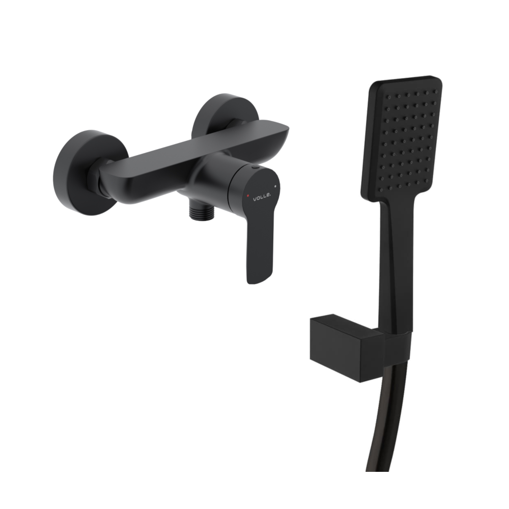 Змішувач для душу VOLLE LIBRA SET20230928 Чорний (177483)