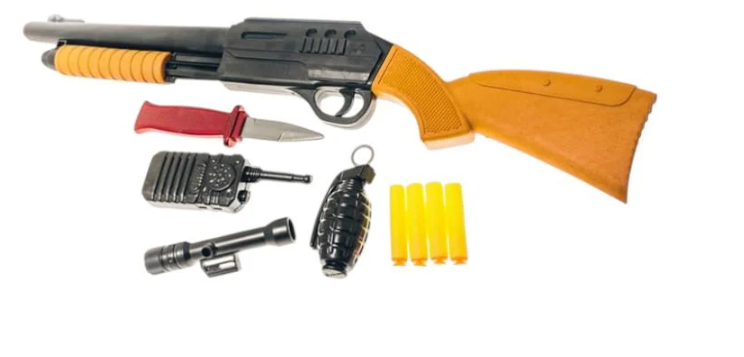 Детская винтовка 920 Берно ПФ с мягкими пулями оптикой рацией гранатой и ножом (ZB01272)