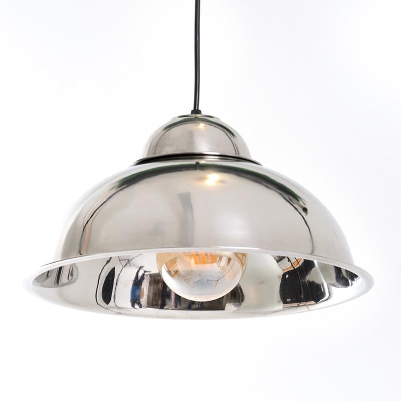 Люстра подвесная лофт Atmolight Bell P360 (1374) на одну лампу Хром