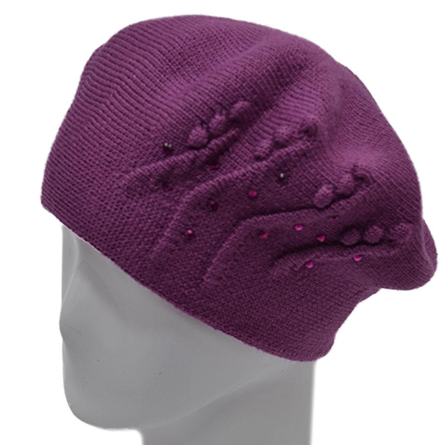 Берет шерстяной Lirus Beep Сиреневый (70218)