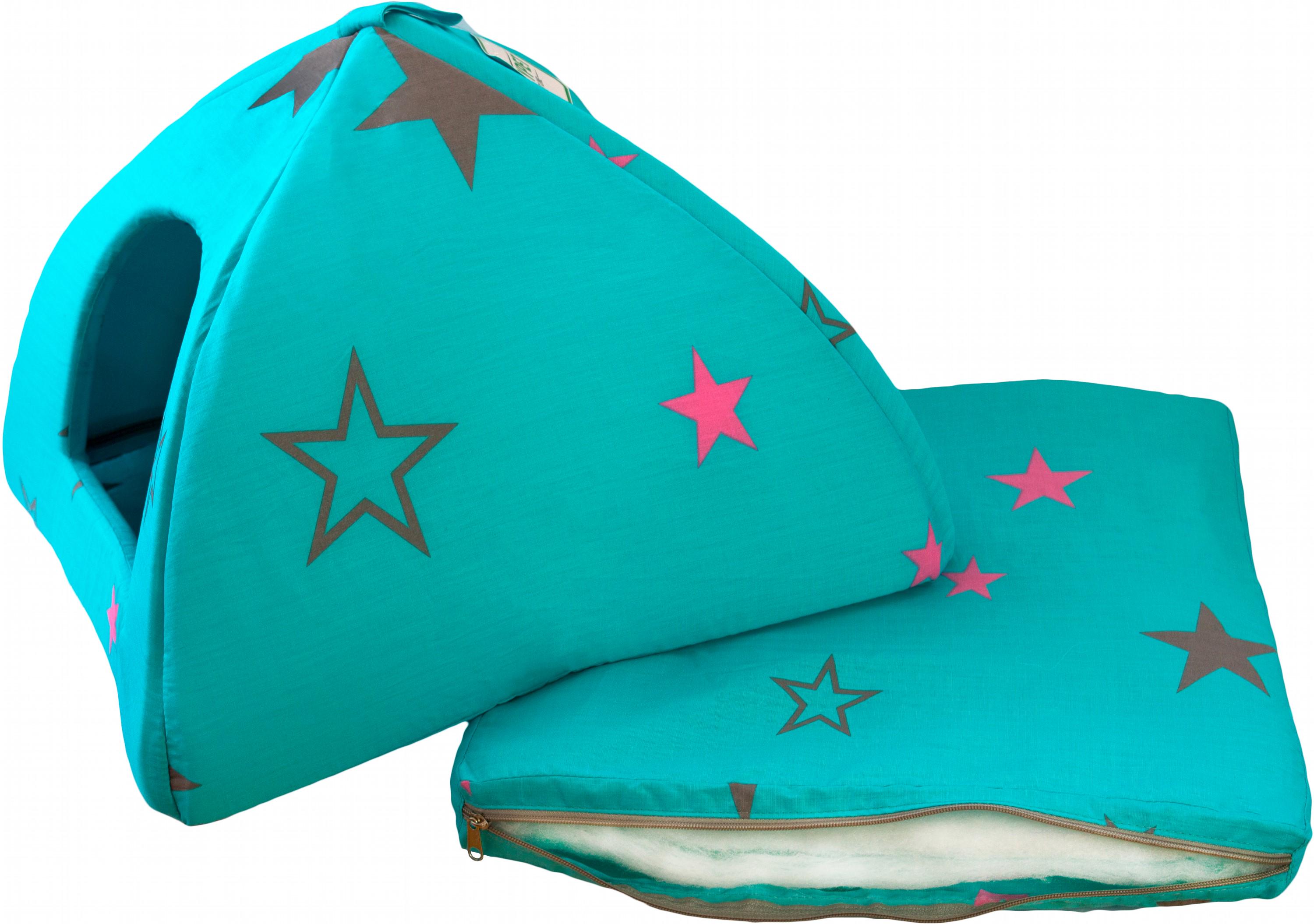 Юрта для собак и кошек Lucky pet №1 Соня 39x39x31 см Бирюзовый (4820224212470)