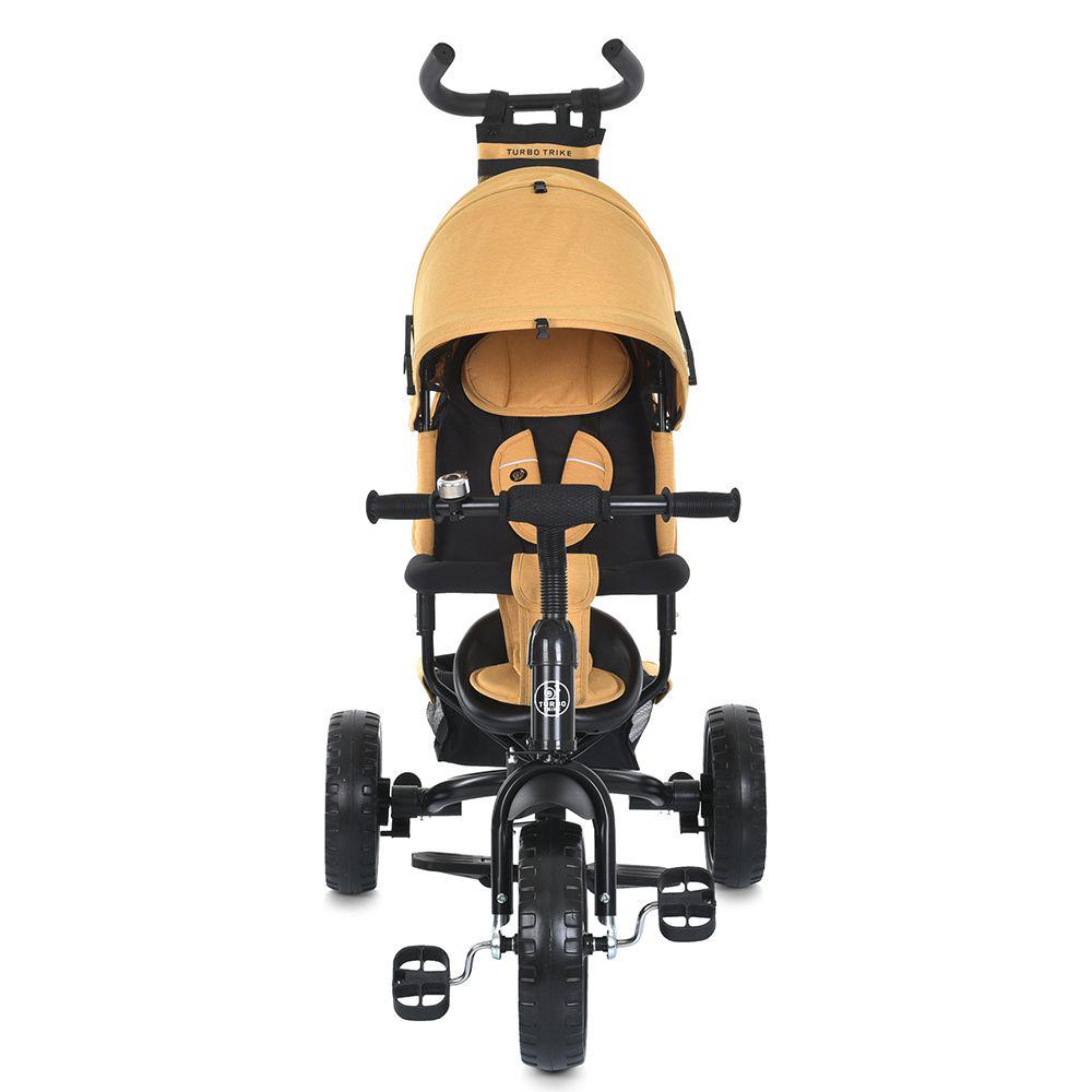 Детский велосипед трехколесный Turbo Trike MT 1005 EVA Желтый (403720402) - фото 2