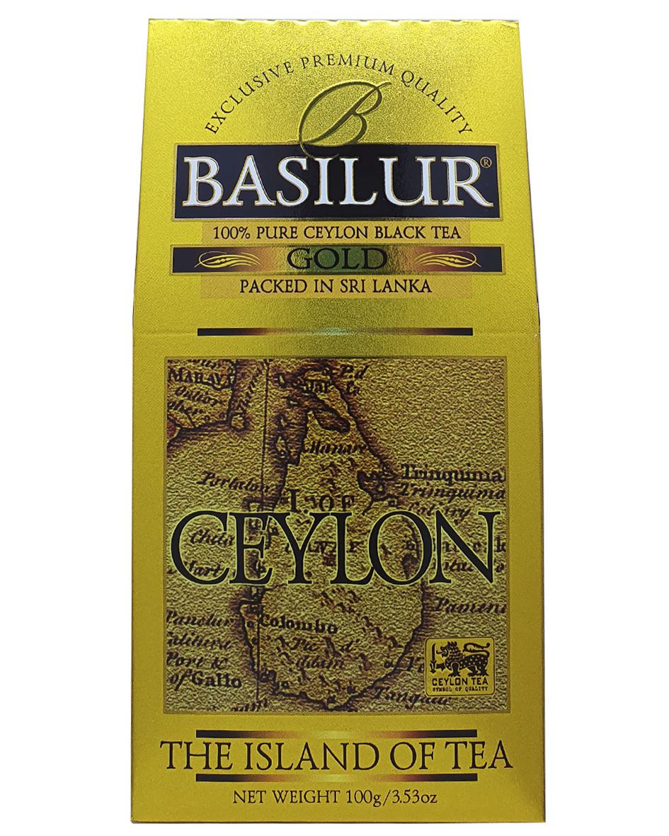 Чай черный Basilur Остров Цейлон Золотой (55129) 100 г (55129) - фото 2 Чай черный Basilur Остров Цейлон Золотой (55129) 100 г (55129) - фото 2