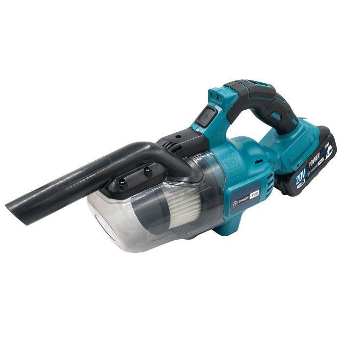 Пилосос акумуляторний PROFI-TEC 20V PHV200BL 8 кПа 600 мл комплект насадок та чохлів на фільтр 2 х PT2040MP 4,0Аг зарядне BC20V коробка (005709) - фото 2 Пилосос акумуляторний PROFI-TEC 20V PHV200BL 8 кПа 600 мл комплект насадок та чохлів на фільтр 2 х PT2040MP 4,0Аг зарядне BC20V коробка (005709) - фото 2