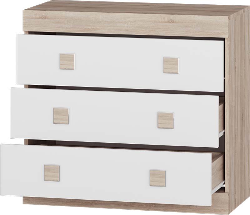 Комод для вещей Эверест Соната 1 Сонома/Белый (Son-1)