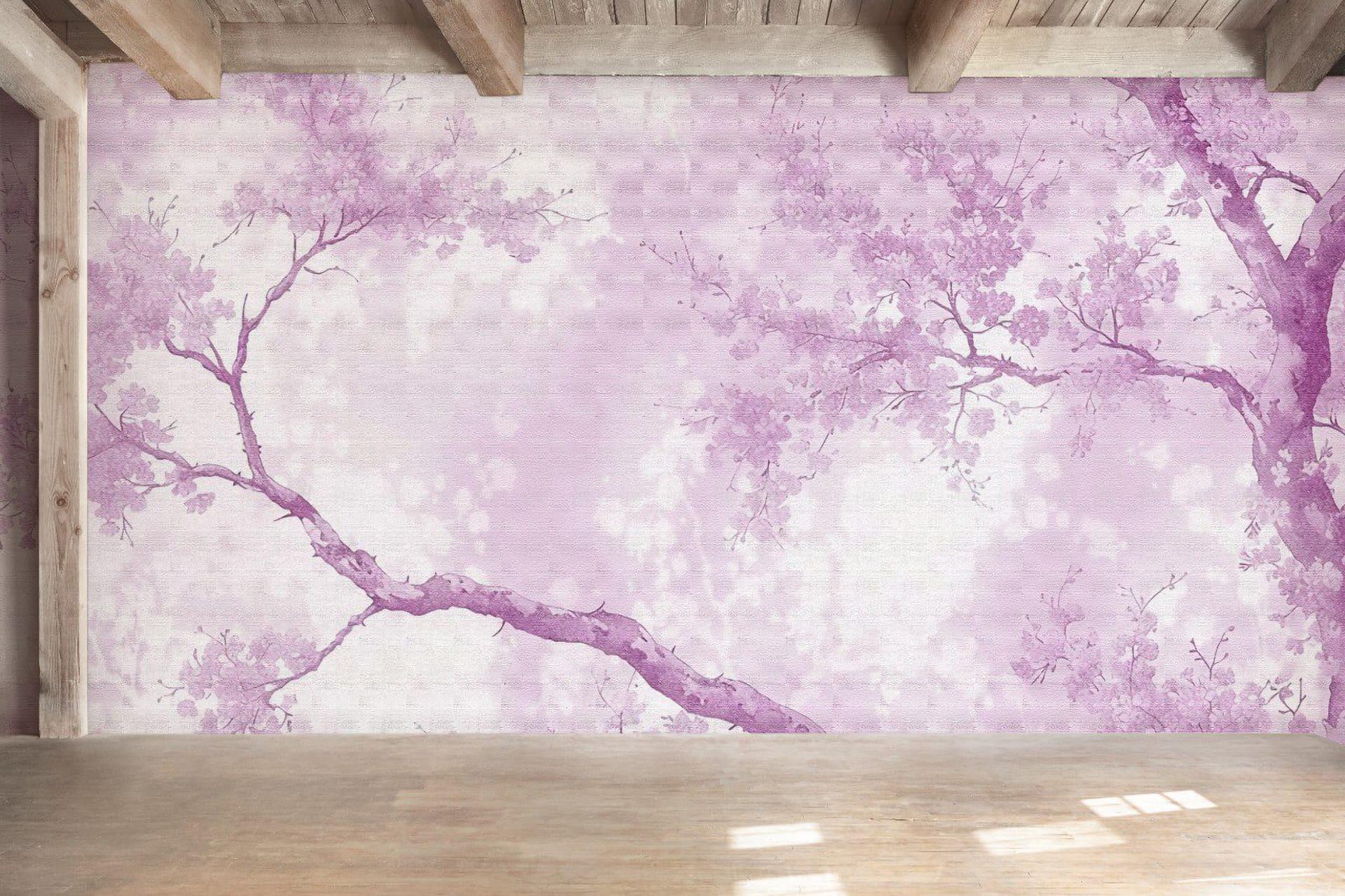 Фотообои флизелиновые Styleo Print-walls Цветущее дерево 084 400х250 см (Pw-084/4)