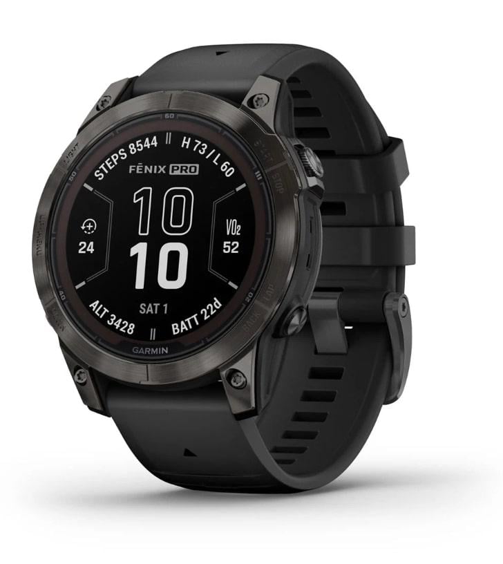 Смарт-годинник Garmin Fenix 7 Pro Sapphire Solar Carbon Gray DLC Titanium (010-02777-54)