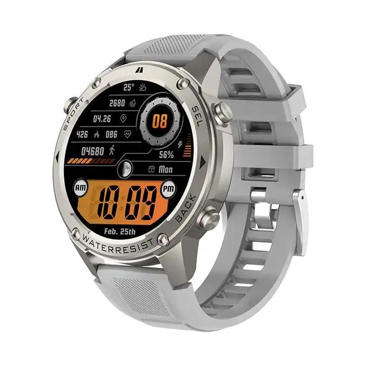 Смарт-годинник чоловічий DM56 AMOLED Сірий (26389550)