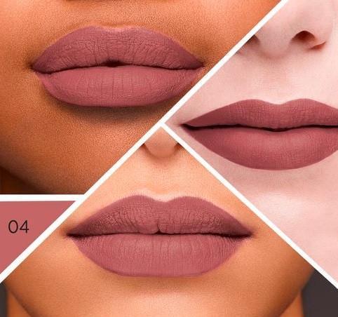 Помада губна рідка матова BOURJOIS Rouge Velvet Ink Liquid Lipstick 04 Mauve Sweet Mauve 3,5 мл (2201985922) - фото 2