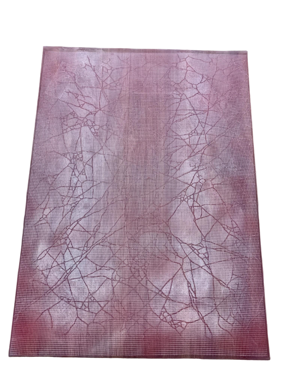 Матрица силиконовая для декора Мраморные прожилки Красный (W00003)