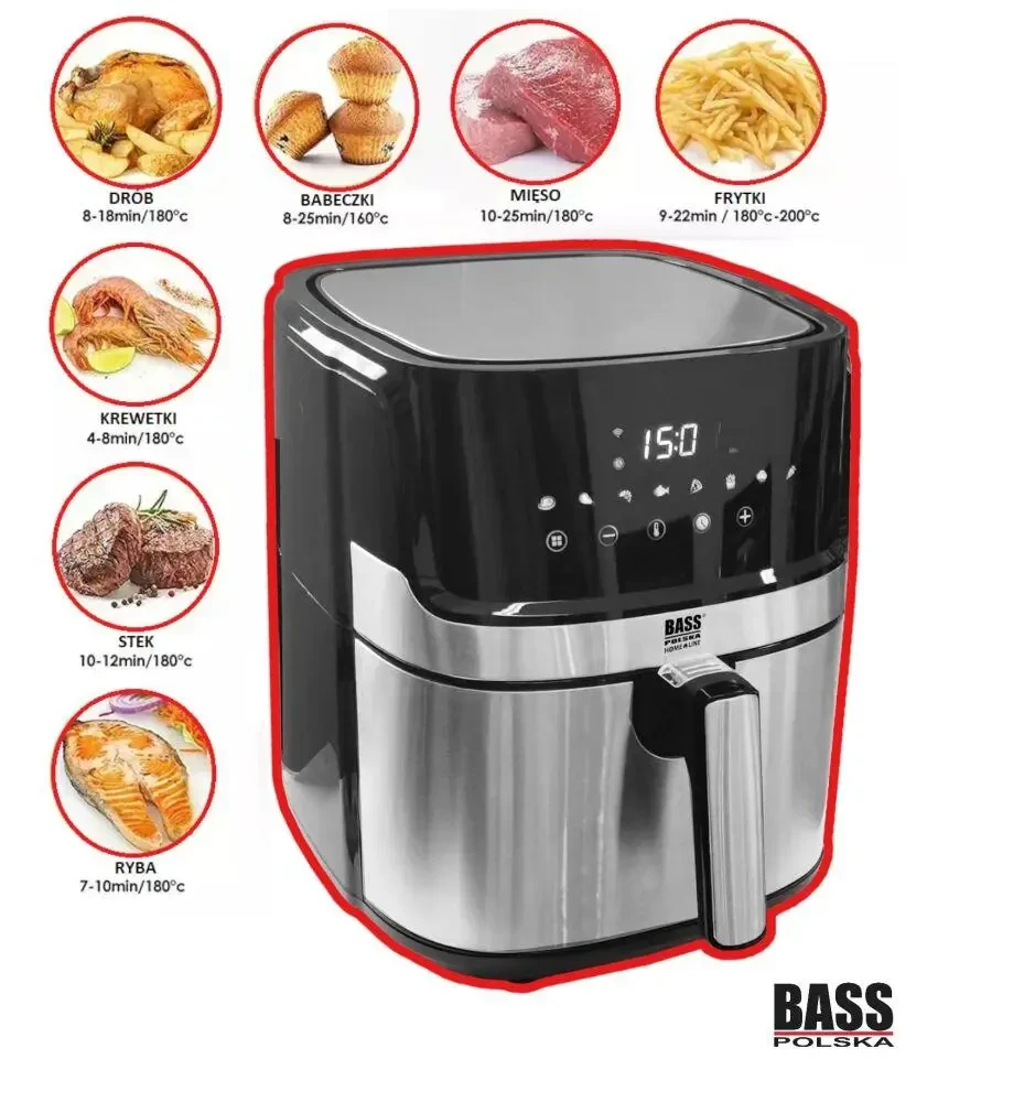 Аерогриль Bass Polska BH10876 з таймером - фото 8