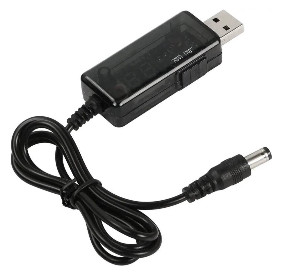 Кабель для роутера USB-DC 5V TO 9V/12V (1M) - фото 2 Кабель для роутера USB-DC 5V TO 9V/12V (1M) - фото 2