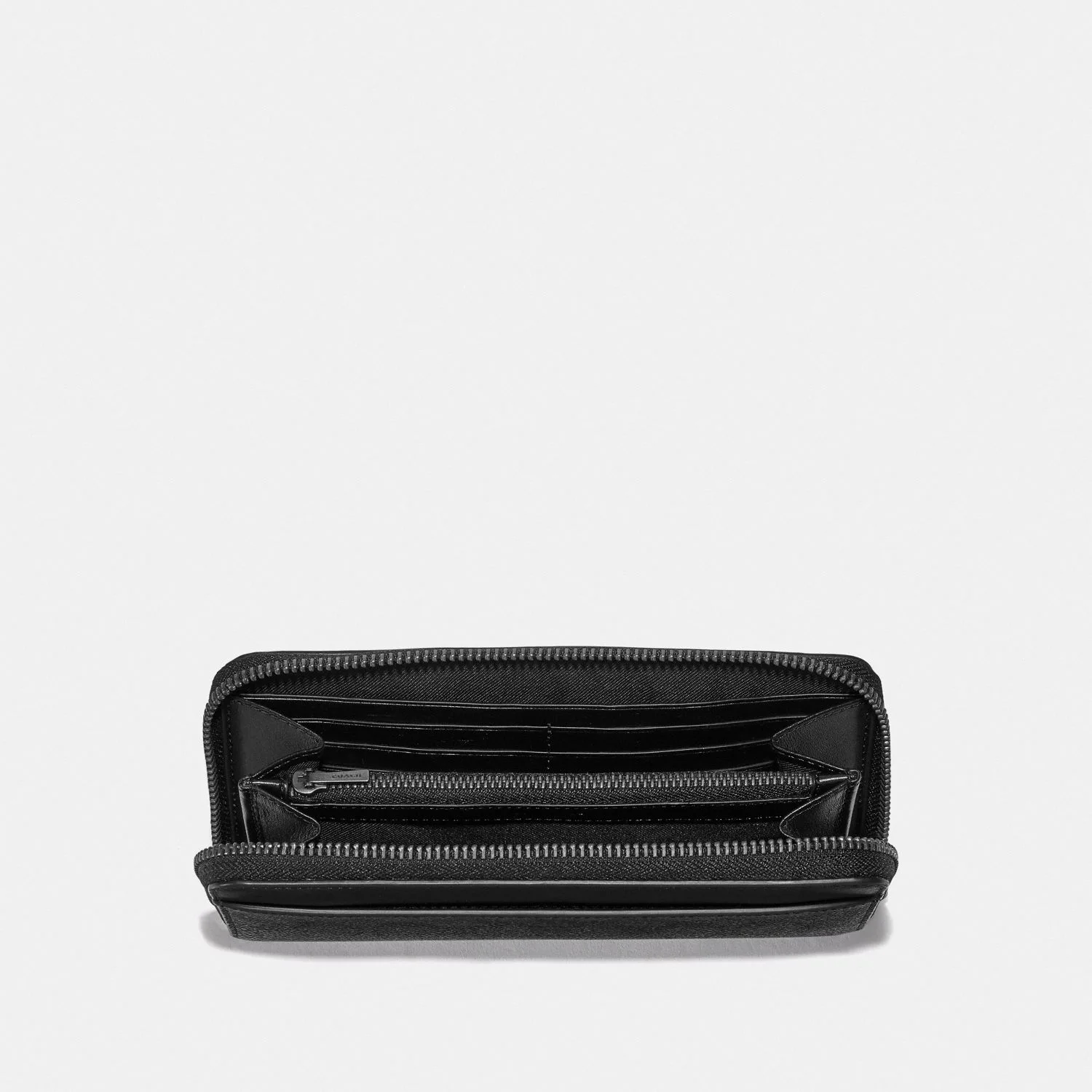 Гаманець Coach Accordion Wallet In Signature Canvas Black - фото 2 Гаманець Coach Accordion Wallet In Signature Canvas Black - фото 2