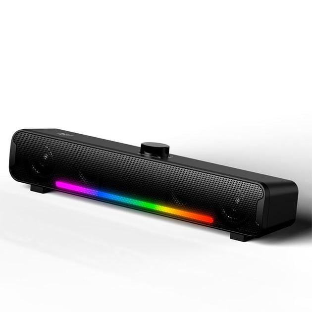 Колонка портативна Onikuma RGB Backlight Bluetooth 5.3/5Wx2/BT5.3/USB Mic - фото 2