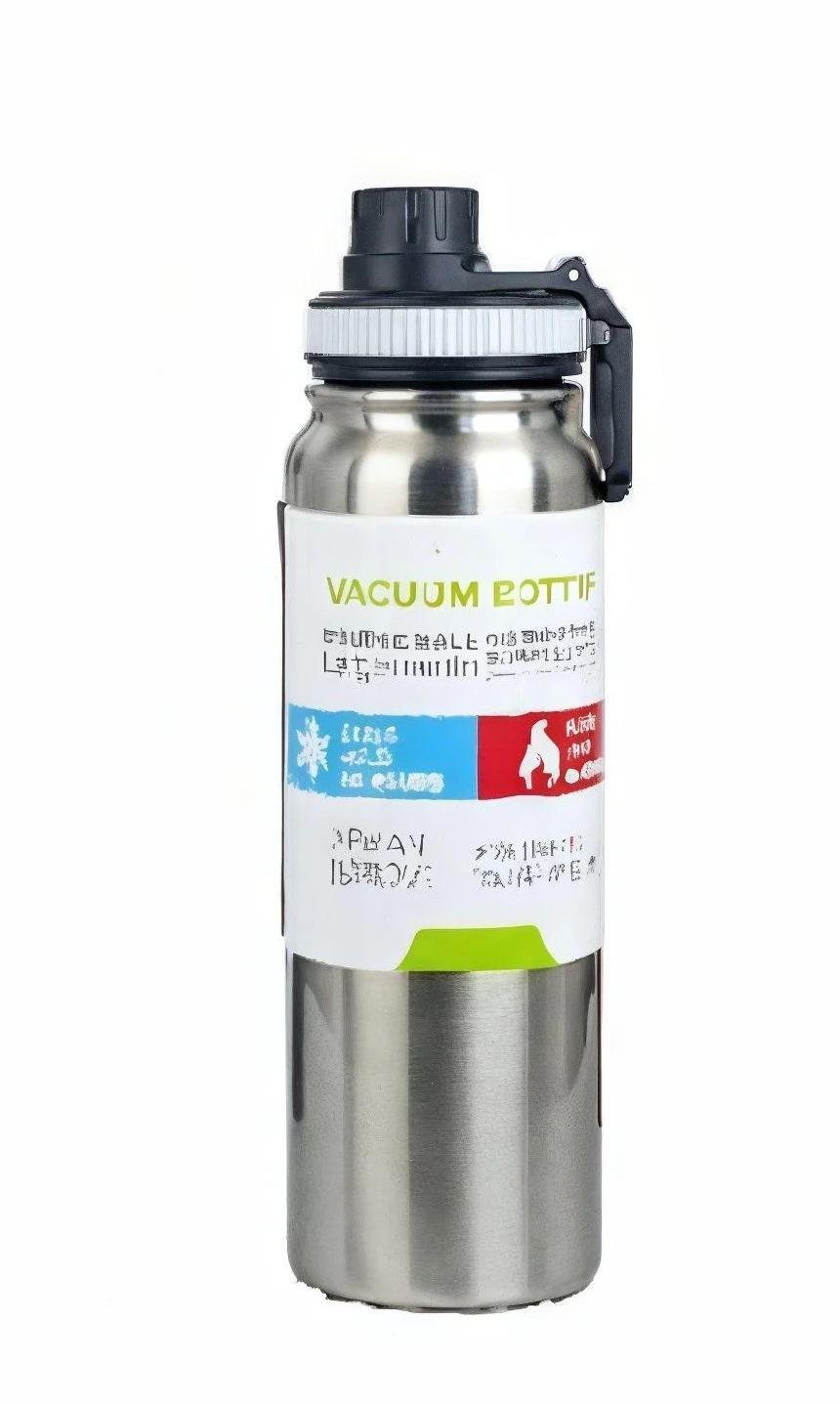 Термопляшка спортивна з нержавіючої сталі вакуумна 800 мл Silver