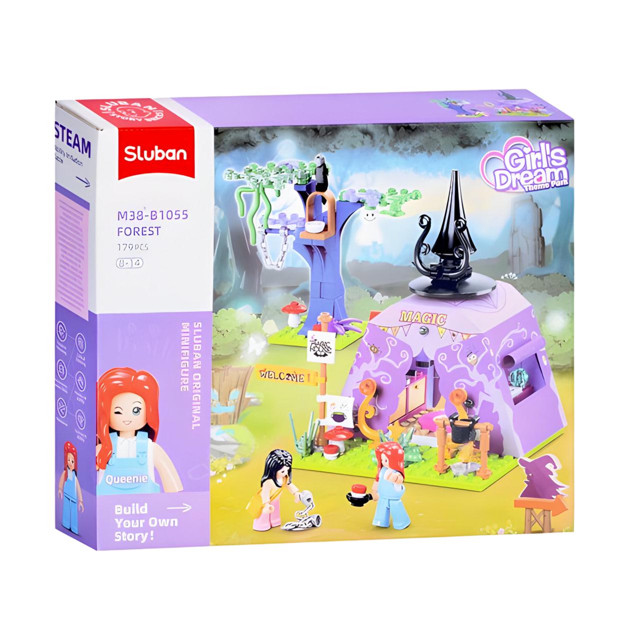 Конструктор Sluban Будинок чарівниці 179 деталей (M38-B1055) - фото 2 Конструктор Sluban Будинок чарівниці 179 деталей (M38-B1055) - фото 2