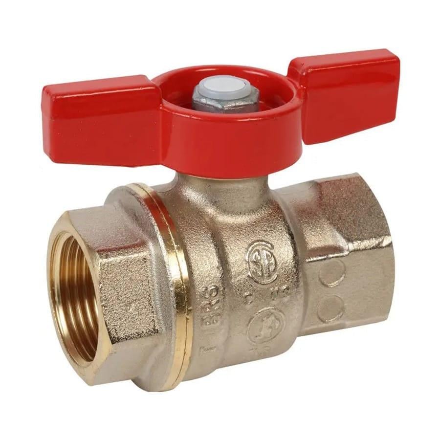 Кран кульовий Giacomini DADO 3/4" ВВ прямий латунь (R911X024)