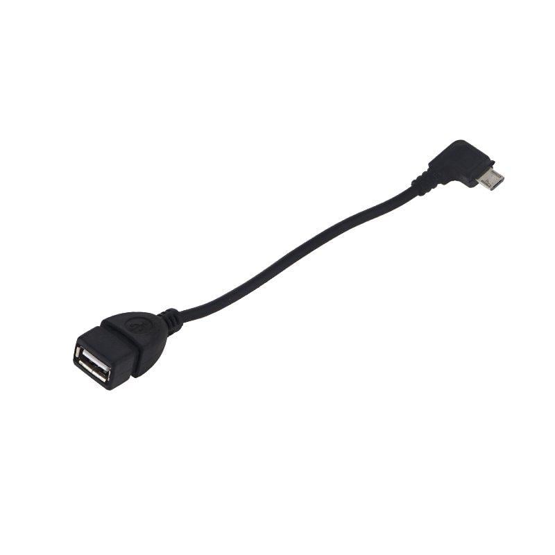 Кабель OTG USB-Micro USB угловой 5pin (A463009)