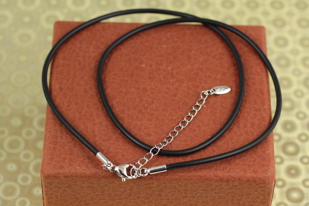 Шнурок каучук Xuping Jewelry 45 см 2 мм Серебристый (38021071)