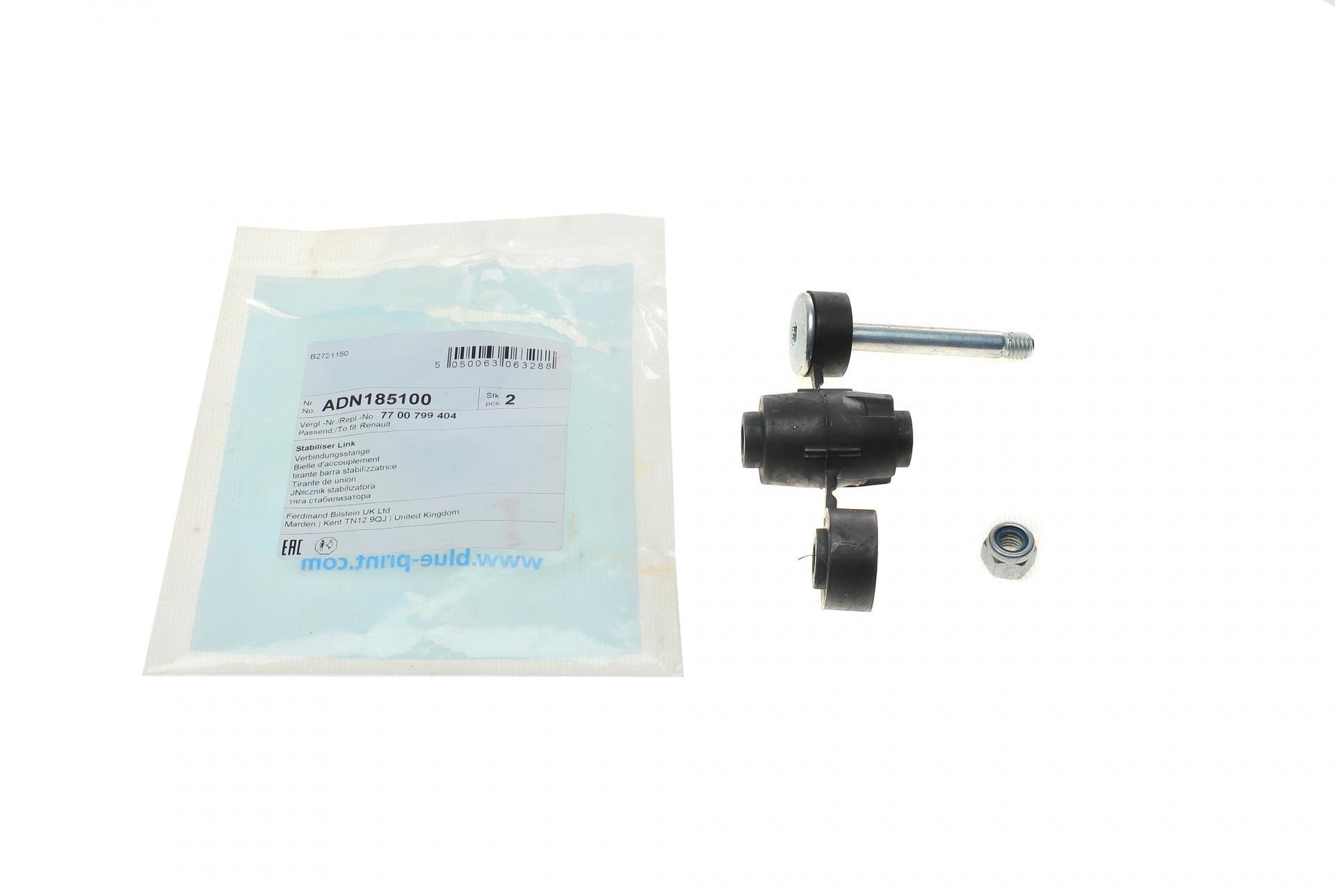 Тяга стабилизатора переднего BLUE PRINT Renault Kangoo 97- (ADN185100)