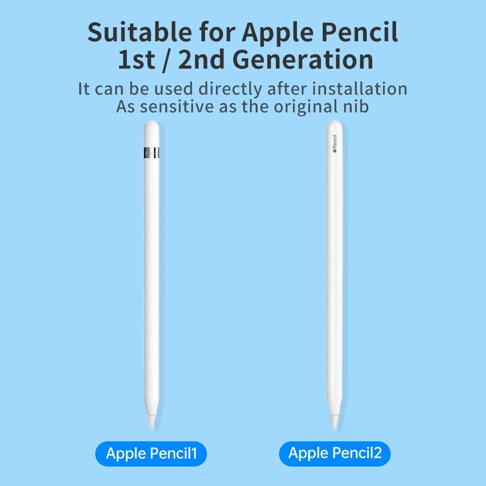 Наконечник змінний металевий Goojodoq для Apple Pencil 1-го 2-го покоління 4.0 0.72 мм (1817110338) - фото 5