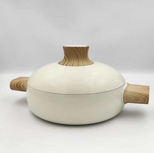 Жаровня PEPPER PR-2330-22 2 л 22х6,8 см Белая жемчужина (25809371)