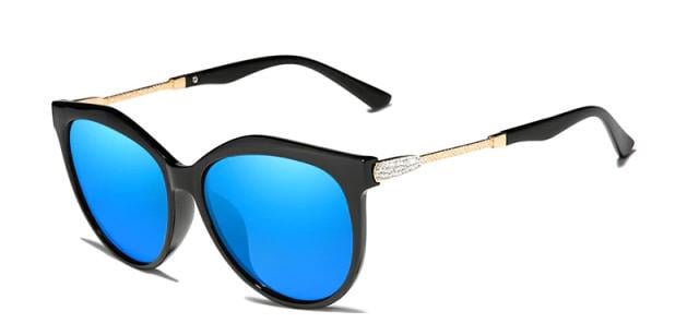 Солнцезащитные очки женские KINGSEVEN DESIGN N7826 Кошачий глаз с градиентными линзами Синий