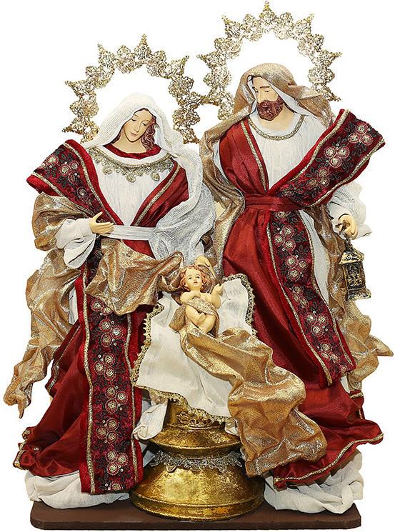 Композиция рождественская декоративная Вертеп 3 шт. 60 см