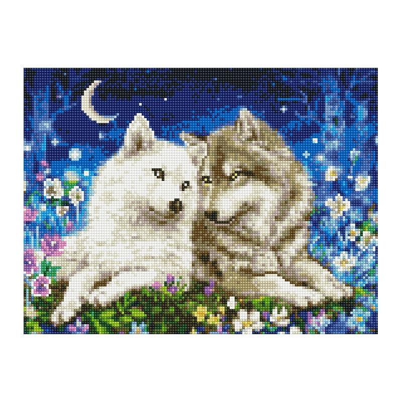 Алмазная мозаика Rainbow Art Влюбленные 40х30 см (EJ1396)