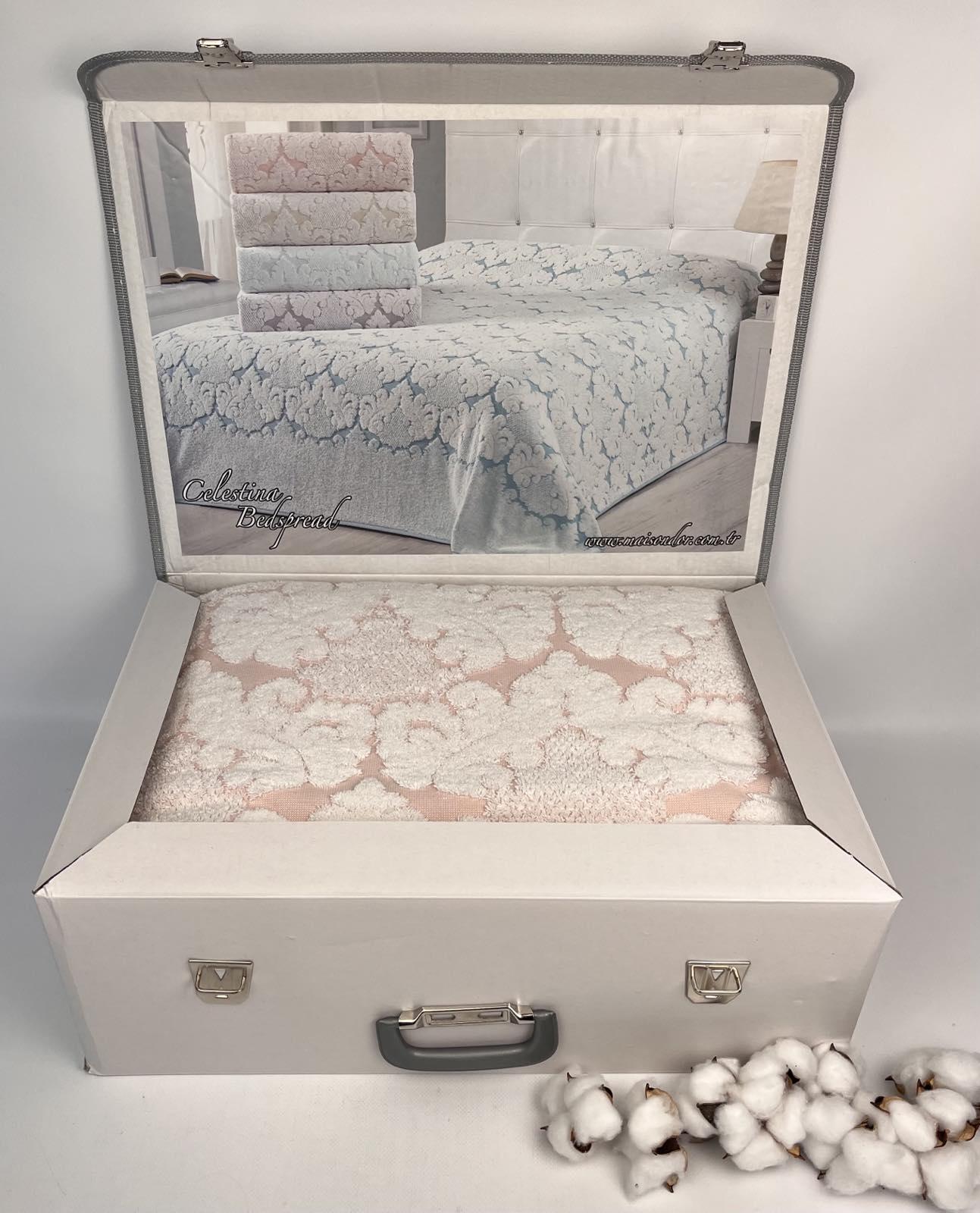 Покривало махрове Maison D'or Celestina 220х240 Rose (CN25962) Покривало махрове Maison D'or Celestina 220х240 Rose (CN25962)