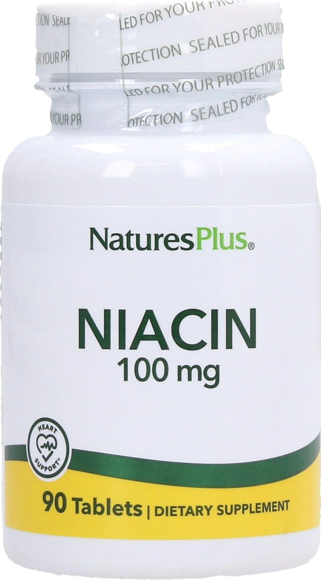 Ниацин Nature's Plus Niacin 100 mg 90 таблеток