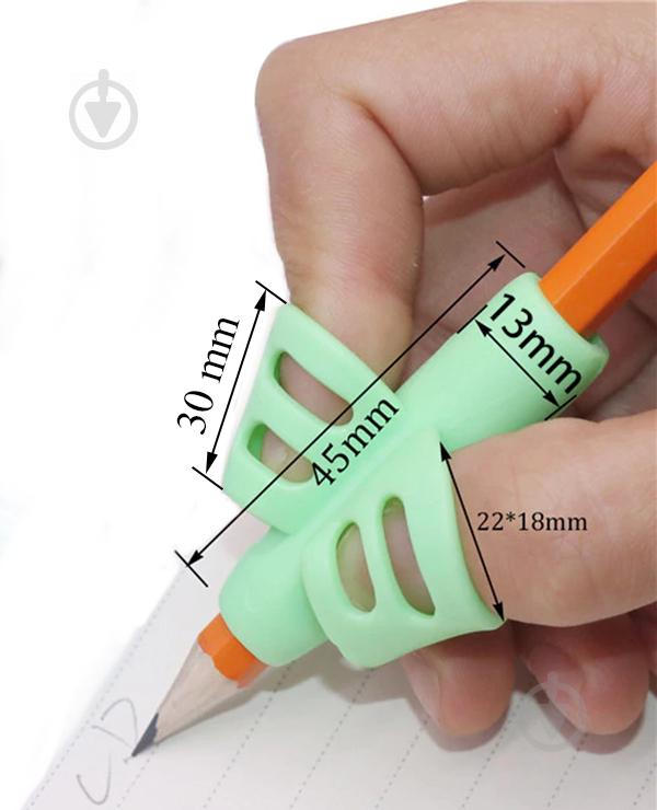 Силіконова насадка на ручку, олівець для корекції листа VOLRO Зелений (vol-325)