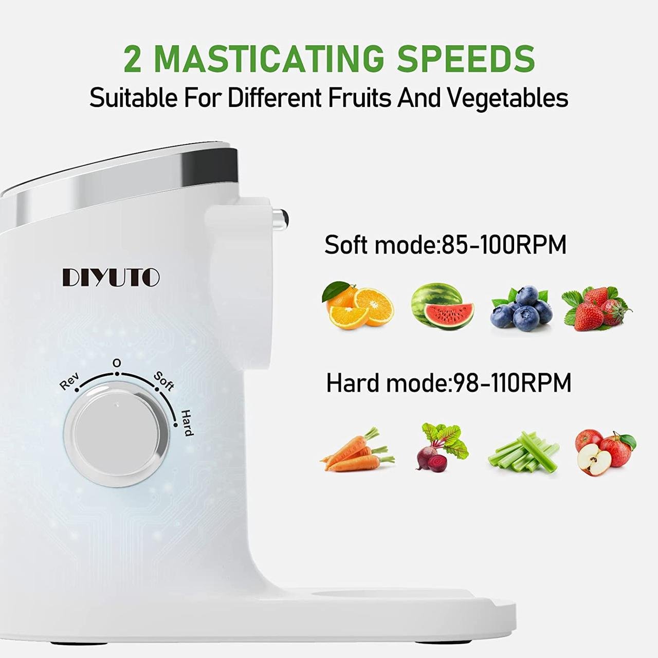 Соковыжималка Diyuto ZM1518 электрическая - фото 2 Соковыжималка Diyuto ZM1518 электрическая - фото 2