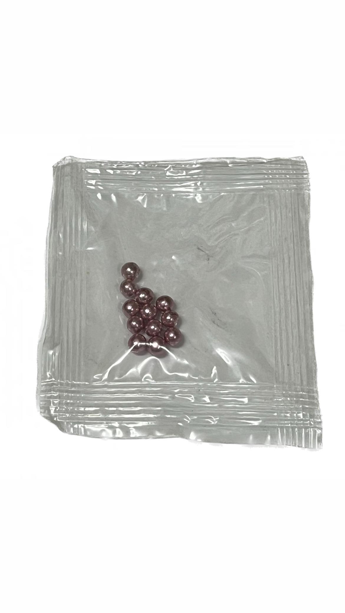 Бисер перламутровый 3 мм 3 г Розовый