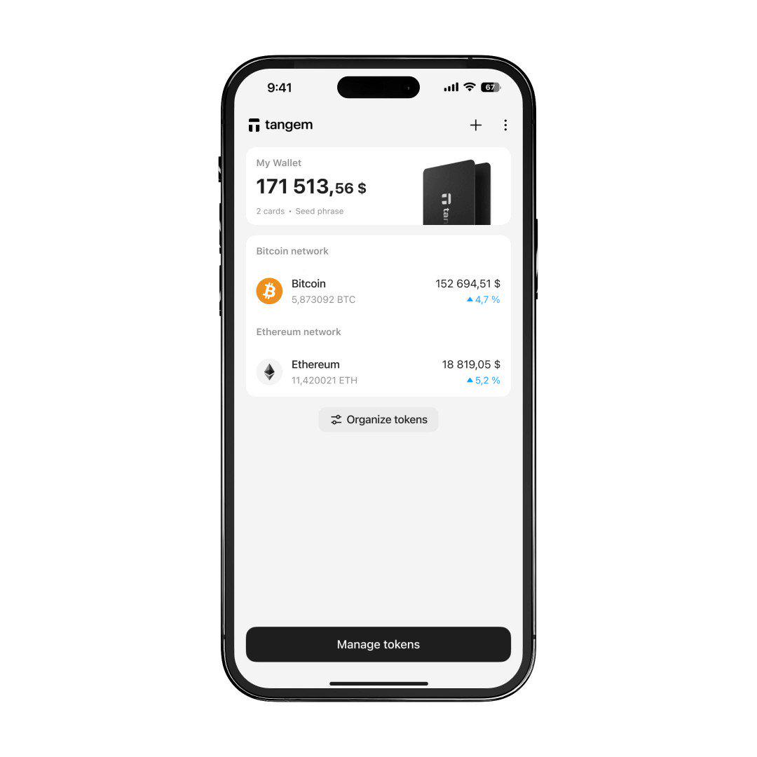 Кошелек для криптовалют Tangem Wallet 2.0 на 2 карты Черный (TG128X2-B) - фото 4